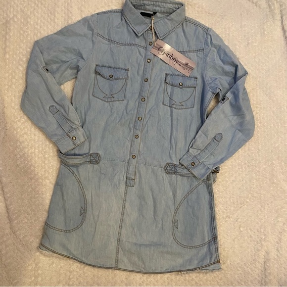 Hanhny NWT denim dress - Picture 1 of 8